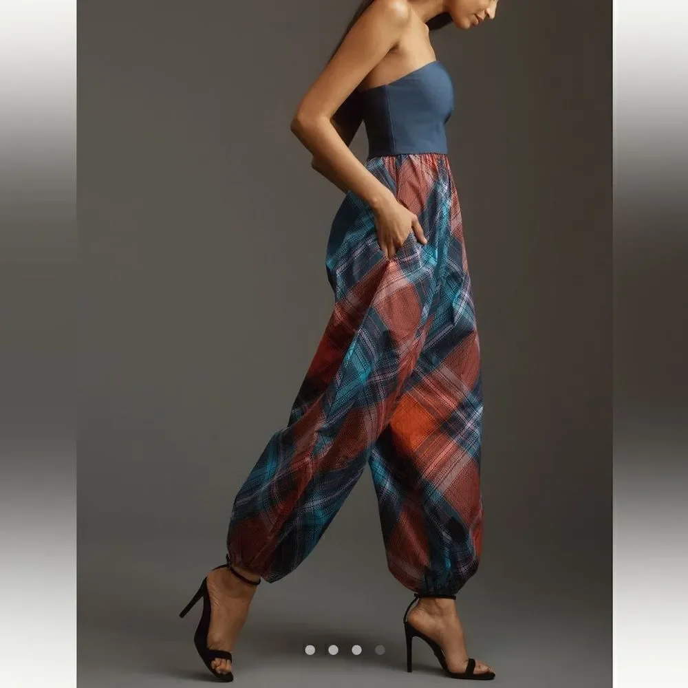 Maeve Gathered Balloon Jumpsuit